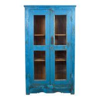 Vintage Rustic Wooden Cupboard Cabinet