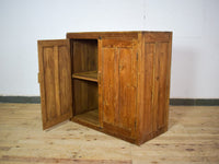 Vintage Wooden Rustic Cupboard Cabinet