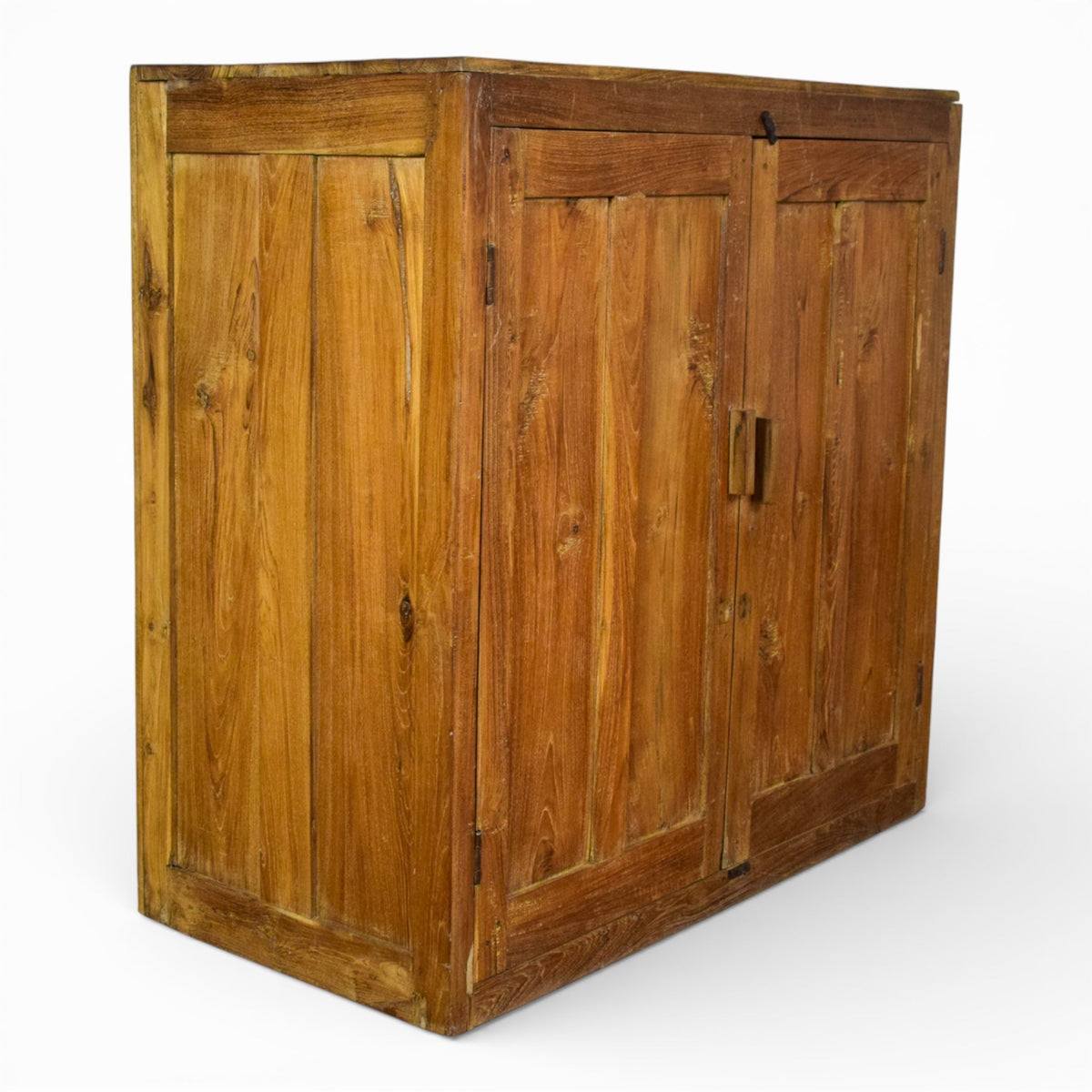 Vintage Wooden Rustic Cupboard Cabinet