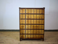 Vintage Worn Painted Rustic Cupboard Cabinet