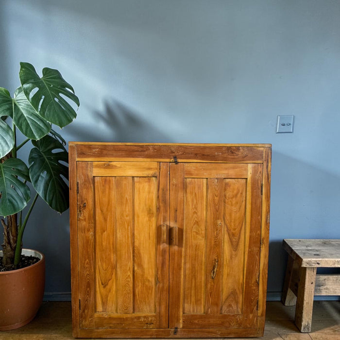 Vintage Woden Rustic Cupboard Cabinet