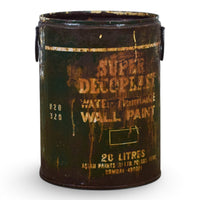 Vintage Rustic Metal Planter