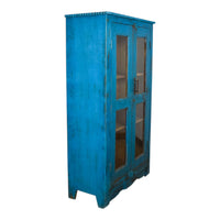 Vintage Rustic Wooden Cupboard Cabinet