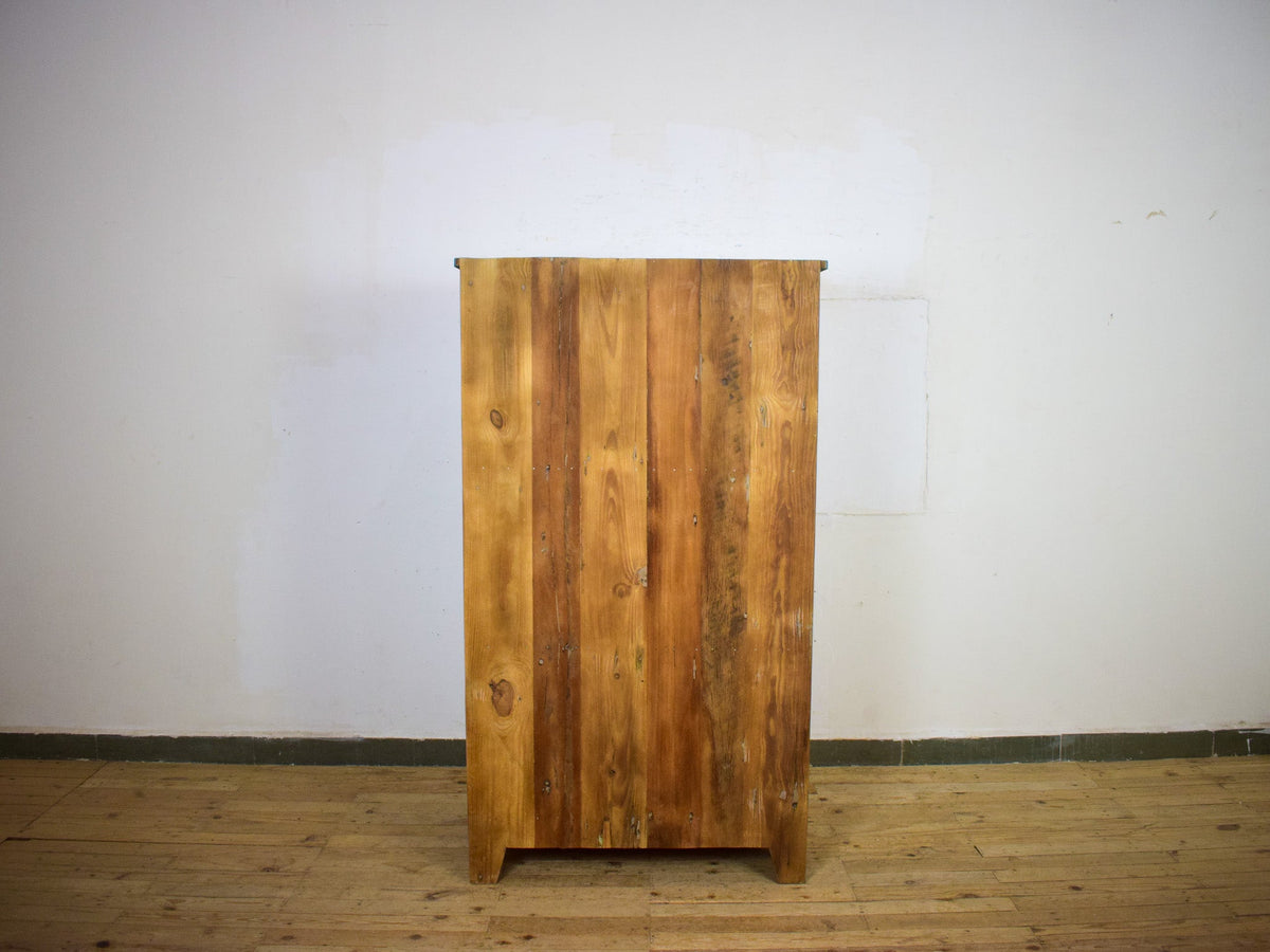 Vintage Rustic Wooden Cupboard Cabinet