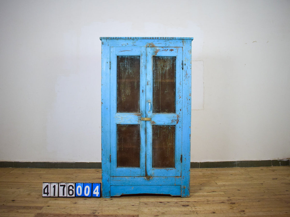 Vintage Rustic Wooden Cupboard Cabinet