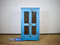 Vintage Rustic Wooden Cupboard Cabinet