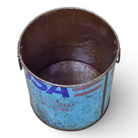 Vintage Rustic Metal Planter