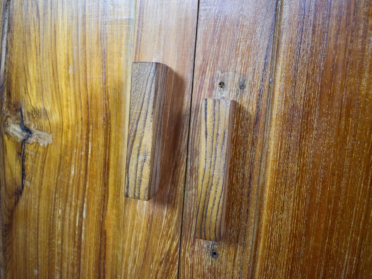 Vintage Wooden Rustic Cupboard Cabinet