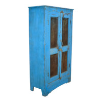 Vintage Rustic Wooden Cupboard Cabinet