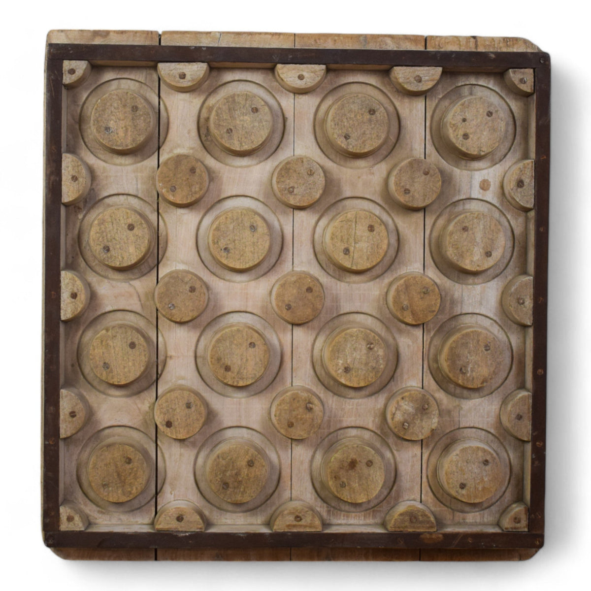 Vintage Rustic Architectural Wooden Carved Mould Board Wall Art