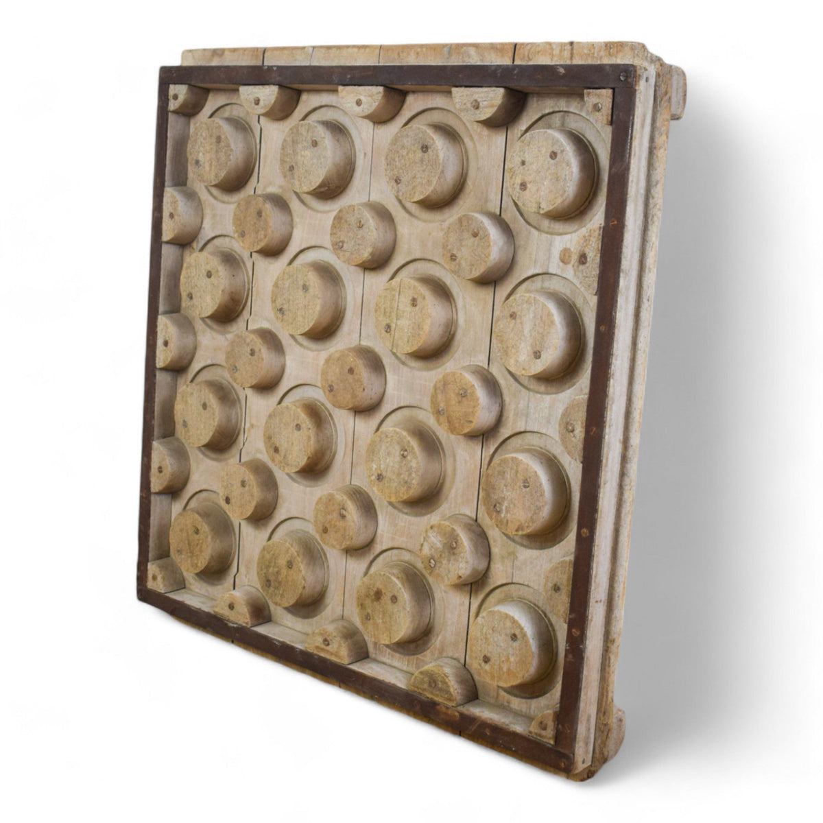 Vintage Rustic Architectural Wooden Carved Mould Board Wall Art