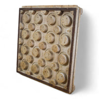 Vintage Rustic Architectural Wooden Carved Mould Board Wall Art