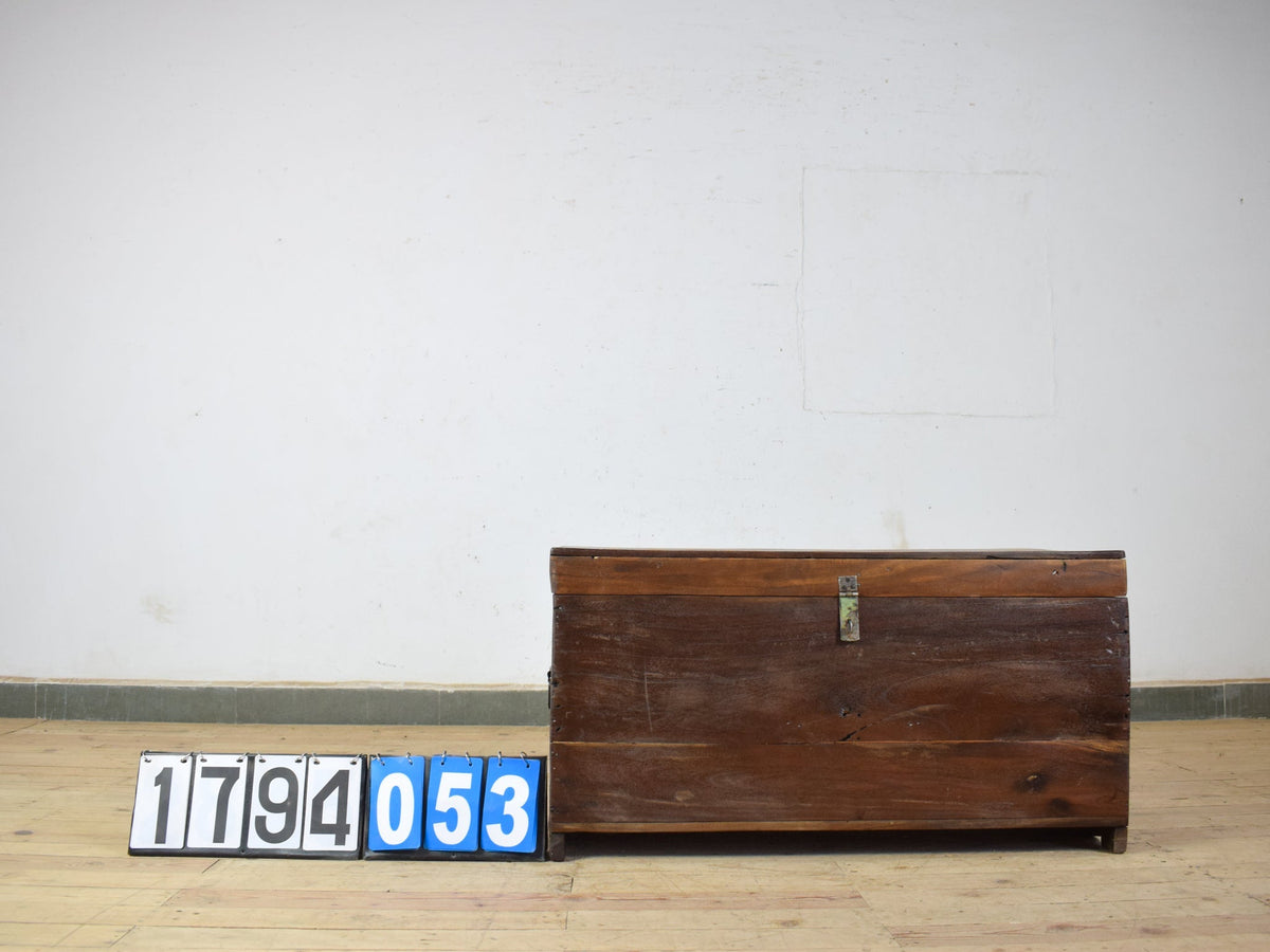 Vintage Rustic Wooden Chest Box Coffee Table
