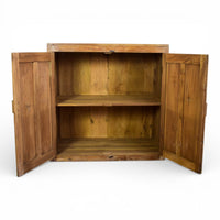 Vintage Wooden Rustic Cupboard Cabinet