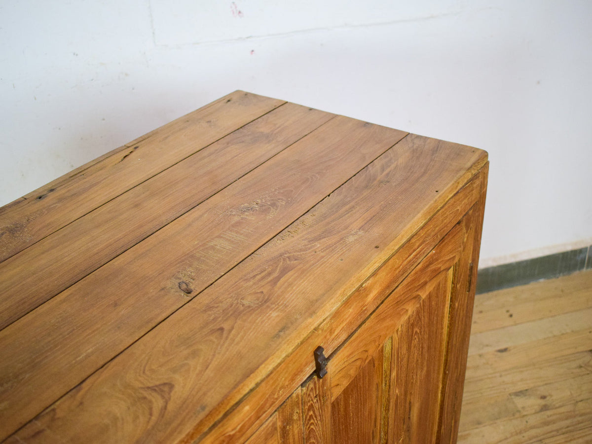 Vintage Wooden Rustic Cupboard Cabinet
