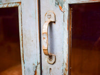 Vintage Rustic Wooden Painted Cupboard Cabinet