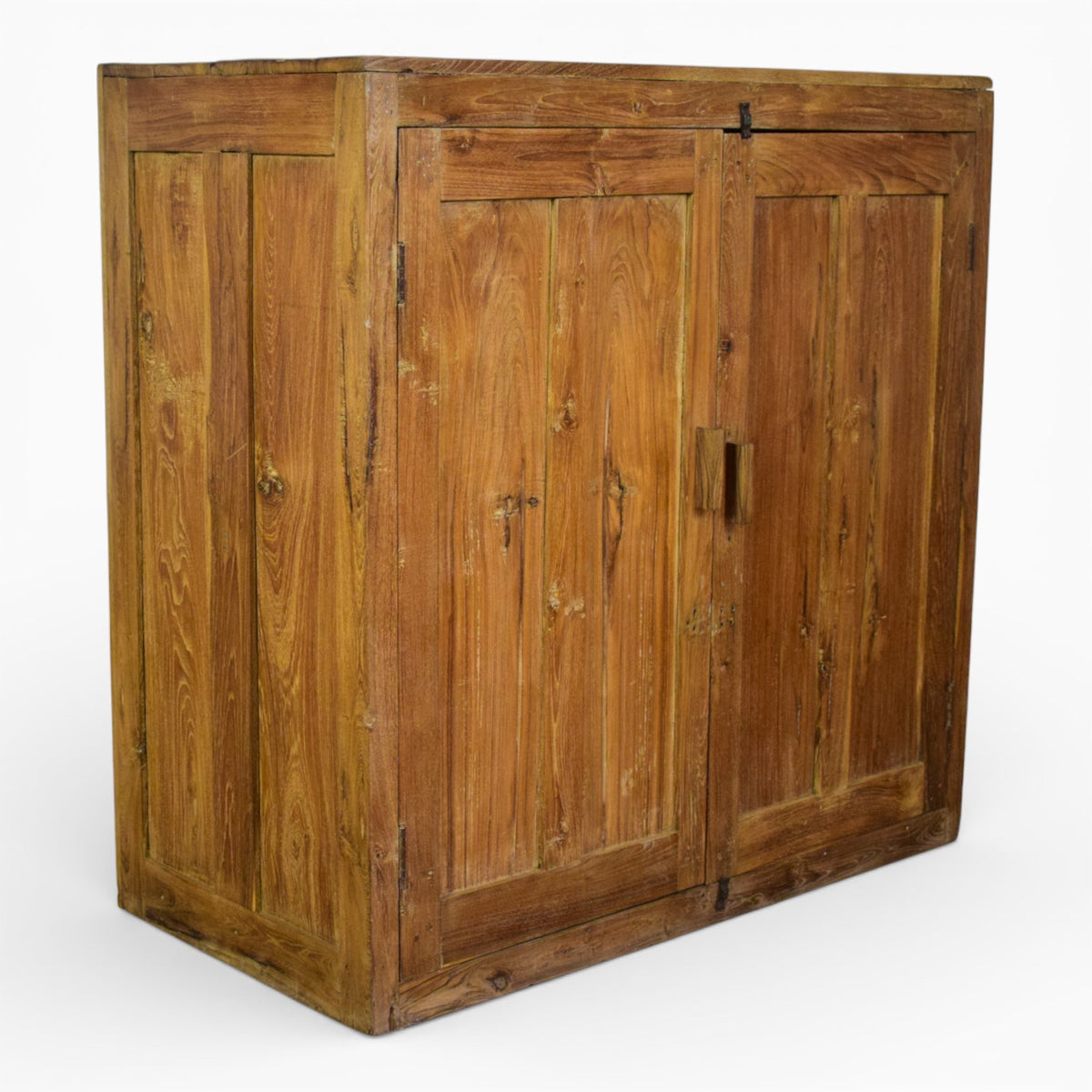 Vintage Wooden Rustic Cupboard Cabinet