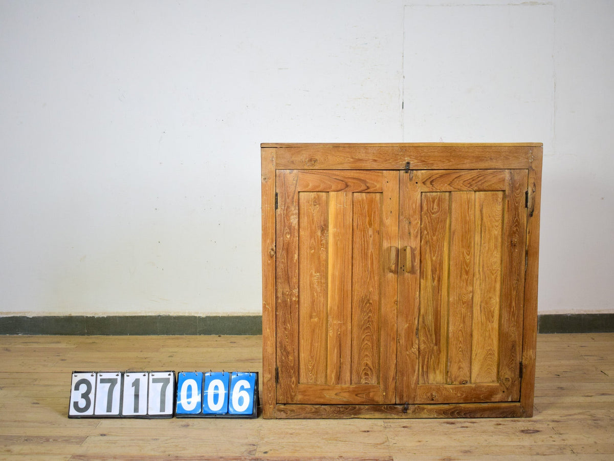 Vintage Wooden Rustic Cupboard Cabinet