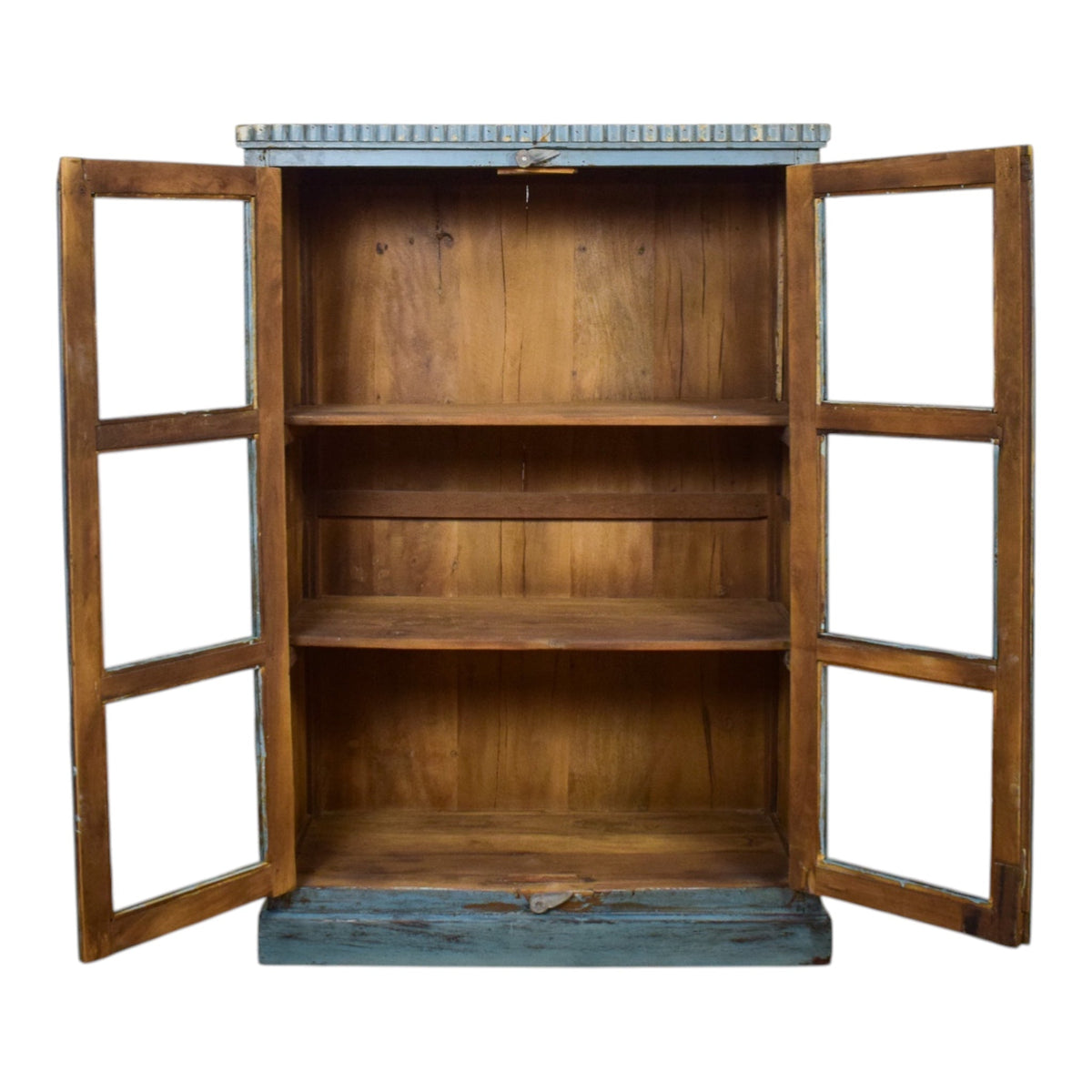Vintage Rustic Wooden Painted Cupboard Cabinet