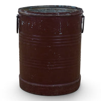 Vintage Rustic Metal Planter