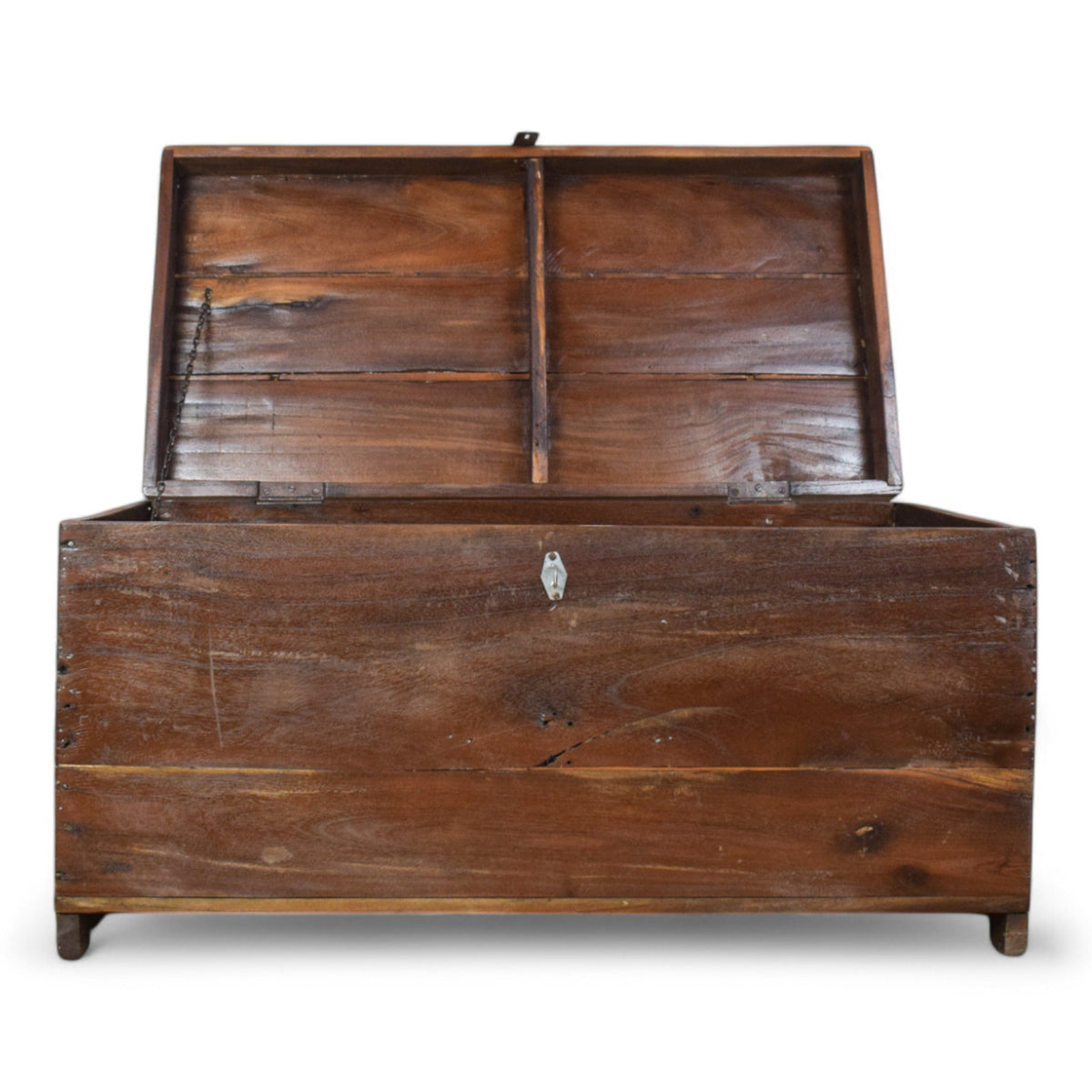Vintage Rustic Wooden Chest Box Coffee Table