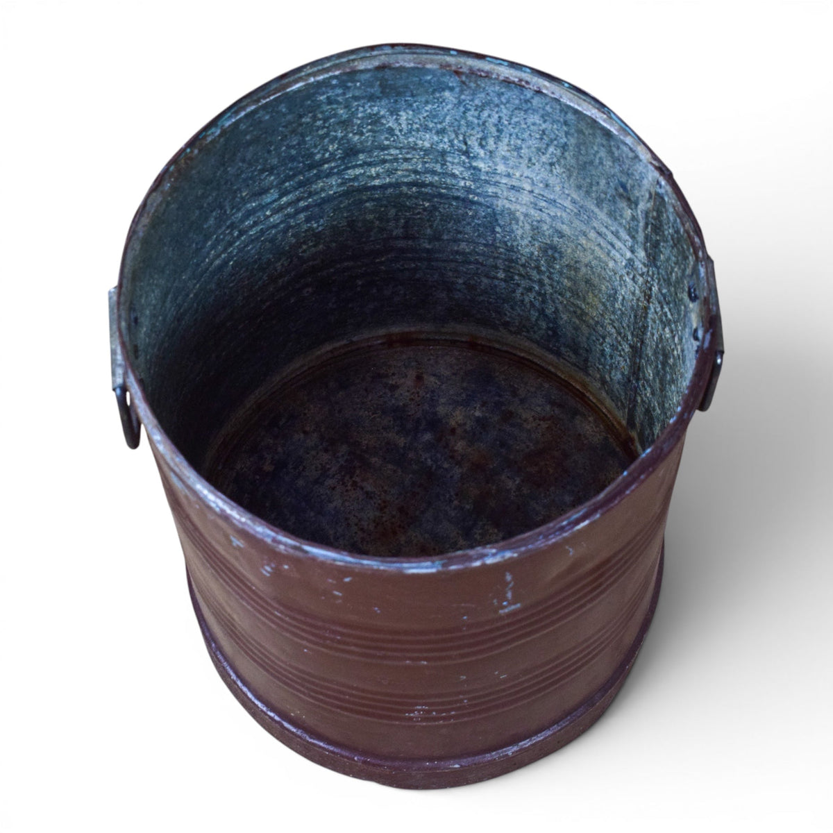 Vintage Rustic Metal Planter