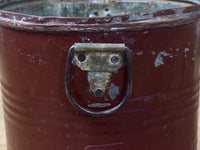 Vintage Rustic Metal Planter