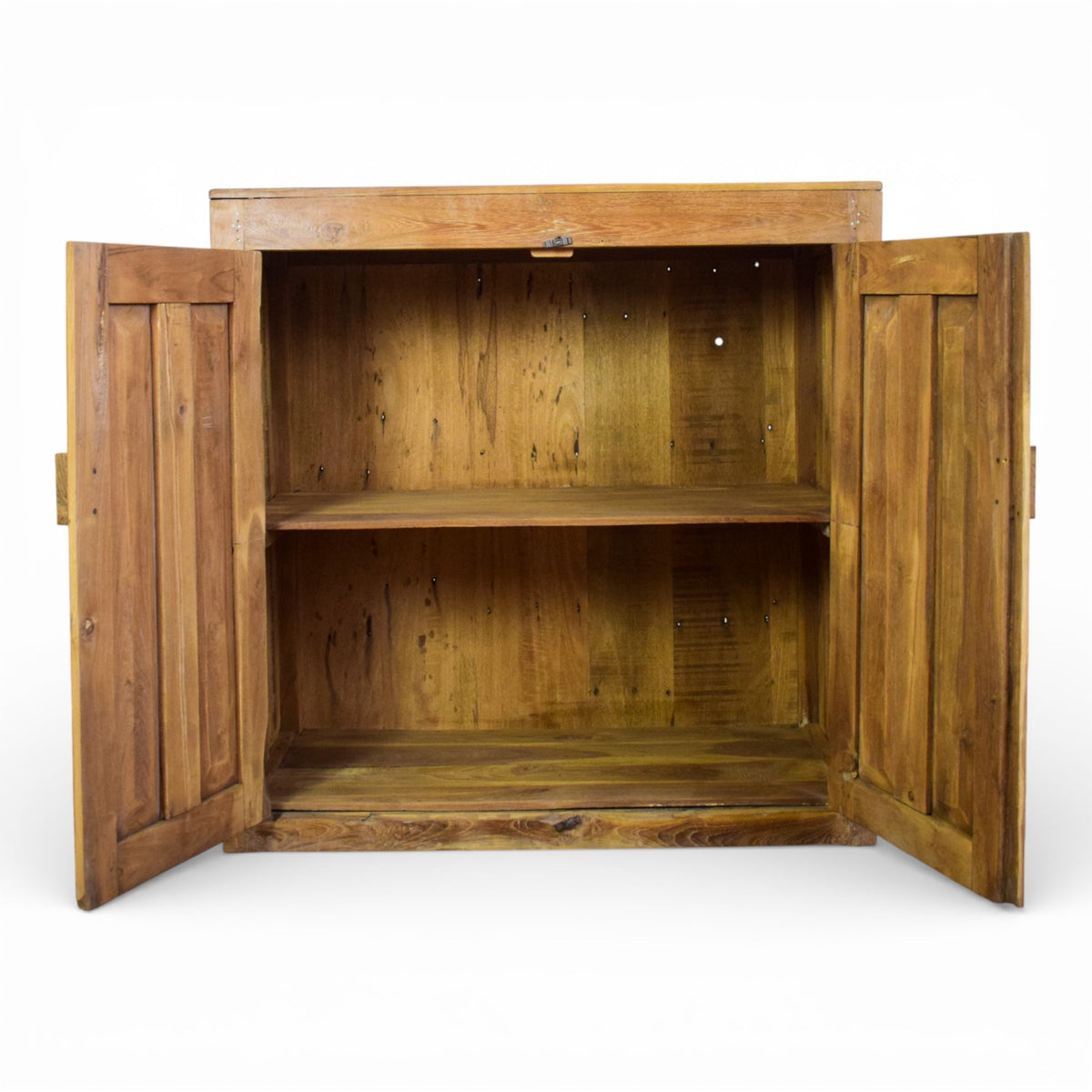 Vintage Wooden Rustic Cupboard Cabinet