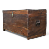 Vintage Rustic Wooden Chest Box Coffee Table