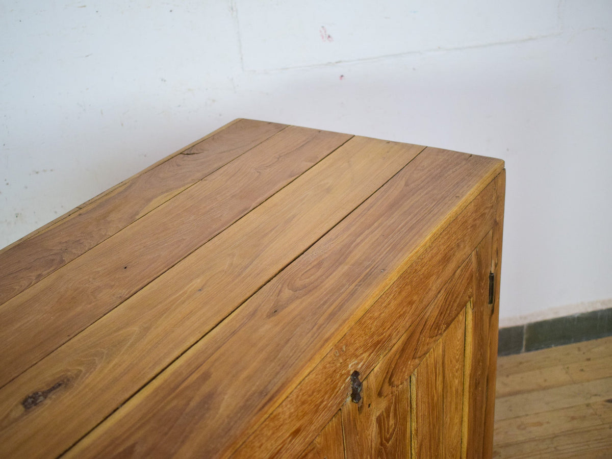 Vintage Wooden Rustic Cupboard Cabinet