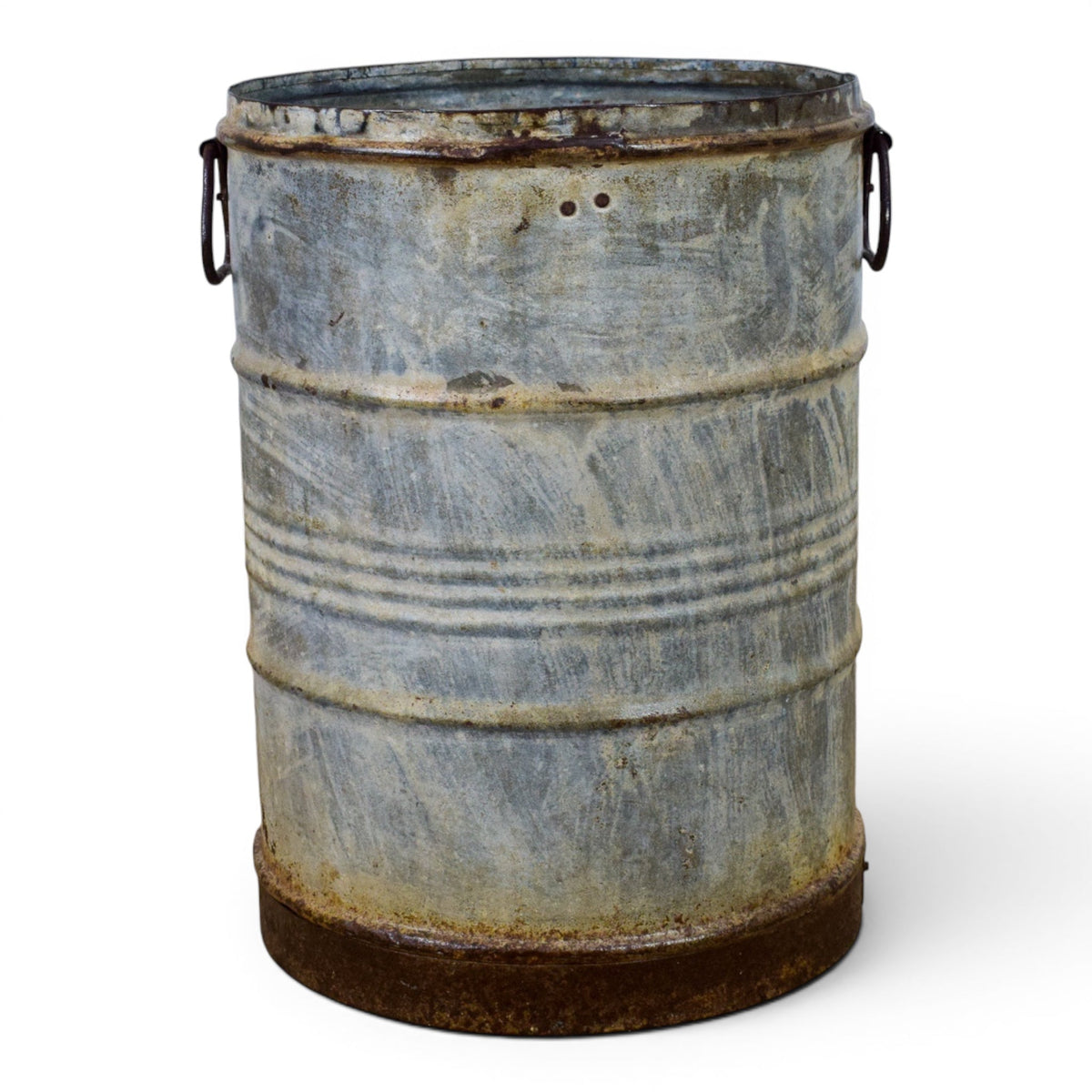 Vintage Rustic Metal Planter