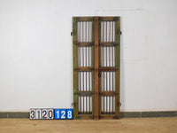 Pair of Antique Vintage Indian Doors Shutters
