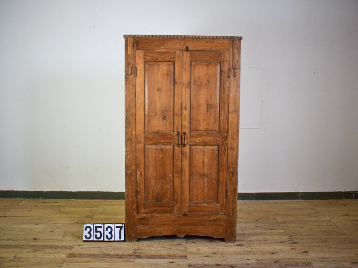 Vintage Rustic Teak Wood Cupboard Cabinet Storage