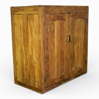 Vintage Wooden Rustic Cupboard Cabinet