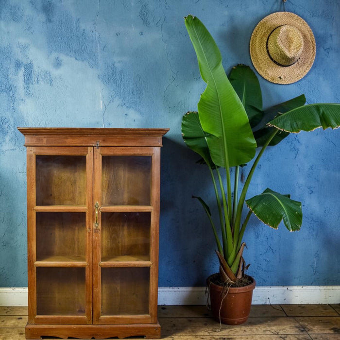 Vintage Wooden Rustic Cupboard Cabinet