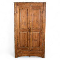 Vintage Rustic Teak Wood Cupboard Cabinet Storage