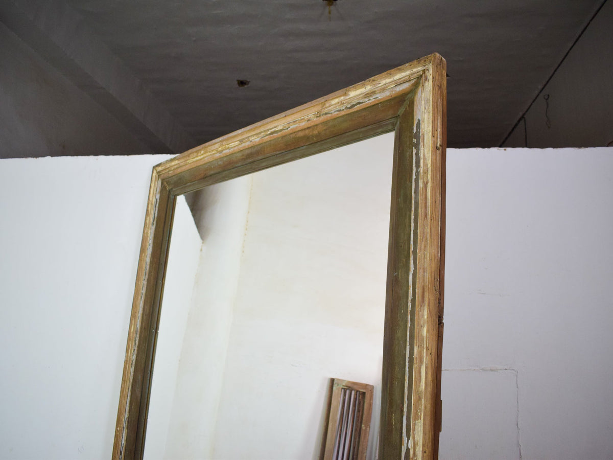 Huge 8.5ft XXL Mirror Antique Wooden Frame