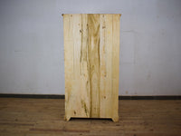 Vintage Rustic Bleached Wood Cupboard Cabinet Storage
