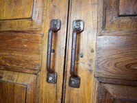 Vintage Rustic Teak Wood Cupboard Cabinet Storage