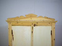 Vintage Bleached Rustic Kitchen Cupboard Cabinet