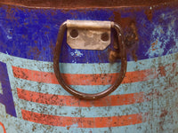 Vintage Rustic Metal Planter
