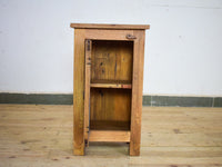 Vintage Reclaimed  Wooden Pair of Bed Side Cabinet Cupboard