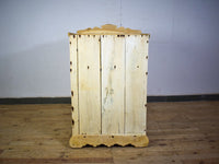 Vintage Bleached Rustic Kitchen Cupboard Cabinet