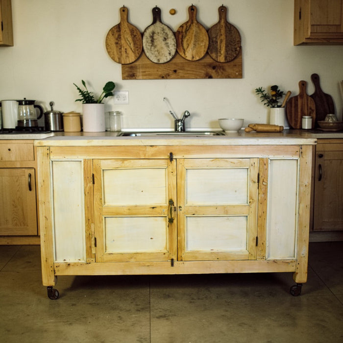 Vintage Kitchen Island Cupboard Cabinet