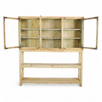 Vintage Rustic Reclaimed Wooden Sideboard Cupboard Dresser
