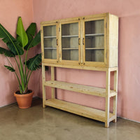 Vintage Rustic Reclaimed Wooden Sideboard Cupboard Dresser
