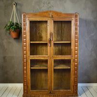 Vintage Wooden Rustic Cupboard Cabinet