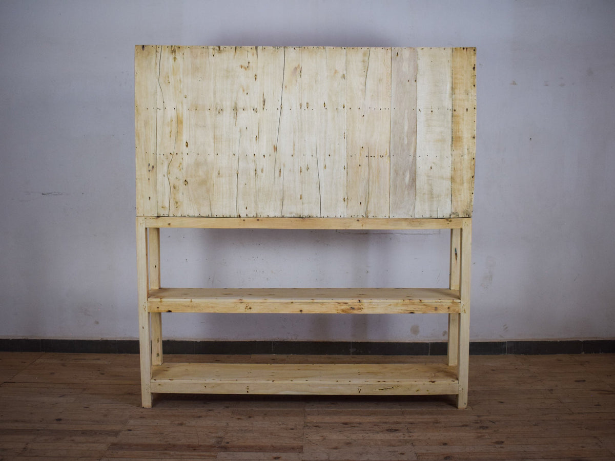 Vintage Rustic Reclaimed Wooden Sideboard Cupboard Dresser
