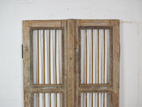 Pair of Antique Vintage Indian Doors Shutters
