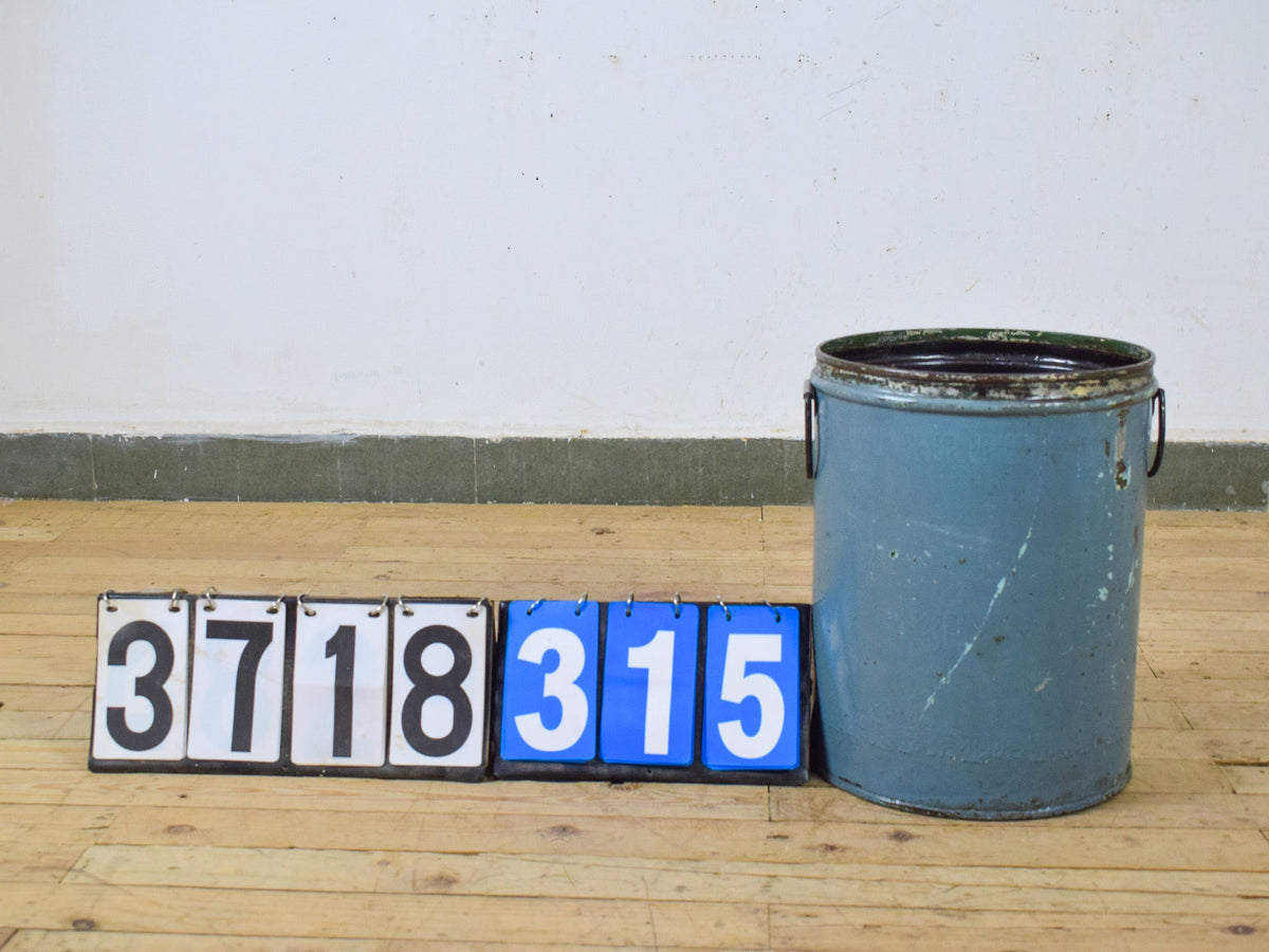 Vintage Rustic Metal Planter